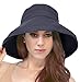 EPGU Women's Spring/Summer 100% Cotton Beach & Garden Foldable Bucket Hat