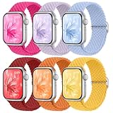 6 Pack Braided Stretchy Bands Compatible with Apple
