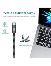 YOSH USB-C to Ethernet Adapter Type C to RJ45 Gigabit Ethernet LAN Network Adapter Thunderbolt 3 Compatible for MacBook Air Mac OS iPad Pro Chromebook Windows 10 8 Surface Book Linux Dell XPS 13 15 HP