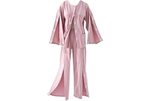 LAROTSUBA Bedridden Patient Clothing,Cotton Patient Nursing Suit,Patients Pajamas,Tear Away Pants,Disability Clothing