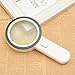 Number-One 10X LED Lighted Magnifier, Handheld Magnifying Glass Illuminated Lens with 12 Lights, 80mm Large Viewing Mirror