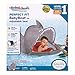 SwimSchool Sparky-The-Shark Fabric Baby Pool Float, Splash & Play, Baby Boat with Safety Seat, Extra-Wide Inflatable Pool Float, Retractable Canopy, Upf 50, 6 To 24 Months, Grey