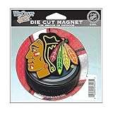 Chicago Blackhawks Official NHL 4.5 inch x 6 inch Car Magnet by Wincraft 285232