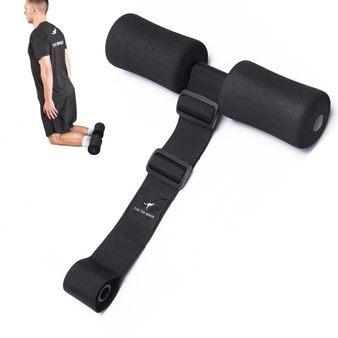 Nordic Hamstring Curl Strap - Abdominal crunch, Spanish/Sissy Squat - Easy Setup, Premium Comfort & Durable