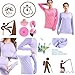 LWJ 1982 Long Sleeve Athletic Workout Running Hiking Shirts for Women Yoga Tops Clothes Dry Fit Thumb Holes