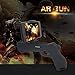FOURPLUSONE AR Game Gun Bluetooth, Augmented Reality Portable Gun with 3D 360° AR Games Controller for iPhone Android Smart Phones (Black)