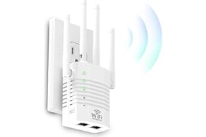 BAILIXIN 1200Mbps WiFi Extender Dual Band 5GHz/2.4GHz, WiFi Range Extender Covers Up to 12880 Sq. ft & 105 Devices, WiFi Extenders Signal Booster for Home and Outdoor