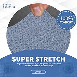 JIVINER Newest 4 Pieces Couch Covers for 3 Cushion