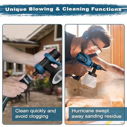 VONFORN Paint Sprayer, 700W Spray Paint Gun with 4 Nozzles & 3 photo 9