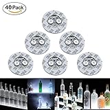 LED Sticker Coaster Discs Lights for Wine Liquor