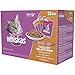 WHISKAS CHOICE CUTS Poultry Selections Variety Pack Wet Cat Food Pouches 3 Ounces (Pack of 48)
