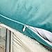 MIULEE Velvet Soft Soild Decorative Square Throw Pillow Cover Cushion Case for Sofa Bedroom Car 24 x 24 Inch 60 x 60 Cm Aqua Green