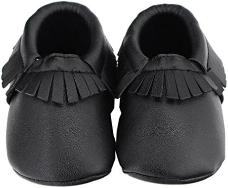 Ecosin Baby Kids Tassel Soft Sole Anti-slip Leather Shoes Infant Toddler Shoes