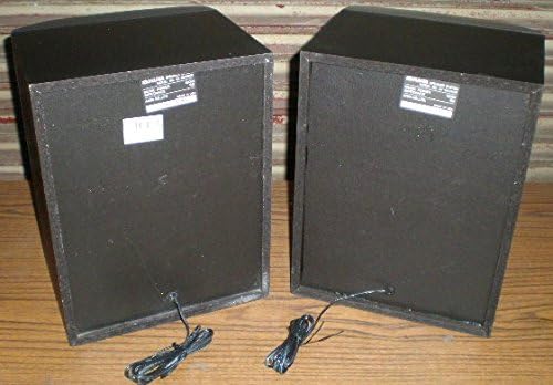 aiwa 3 way bass reflex speaker system