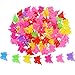 100 Pieces Butterfly Hair Clips Claw Barrettes, Assorted Color Mini Jaw Clip Hairpin Hair Accessories for Women