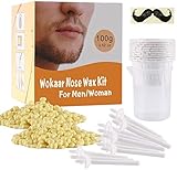 Nose Wax Kit 100g with 30 Applicators, Nose Hair