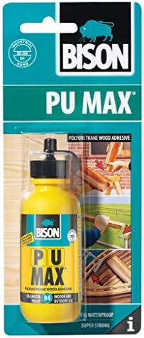 12 x 6305297 Bison PU Max D4 75g Polyurethane Interior Exterior indoor Outdoor Wood Adhesive Glue Super Strong