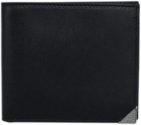 Amazon アウトレット プラダ 財布 2mo513 Prada メンズ 二つ折り 札入れ ヴィテッロ ボックス Nero ネロ カーフブラック シルバー金具 並行輸入品 Prada プラダ 財布