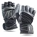 AZSPORT Training Gloves with Wrist Support, Best for Fitness Exercise, Gym and Weight Lifting, 1 Pair, Black