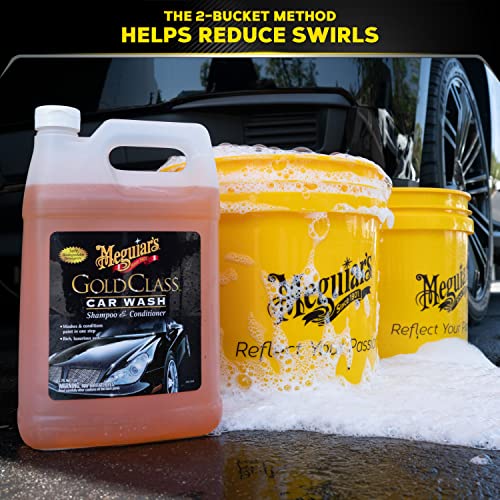 Meguiar's Gold Class Car Wash, UltraRich Car Wash Foam Soap and Conditioner for Car Cleaning