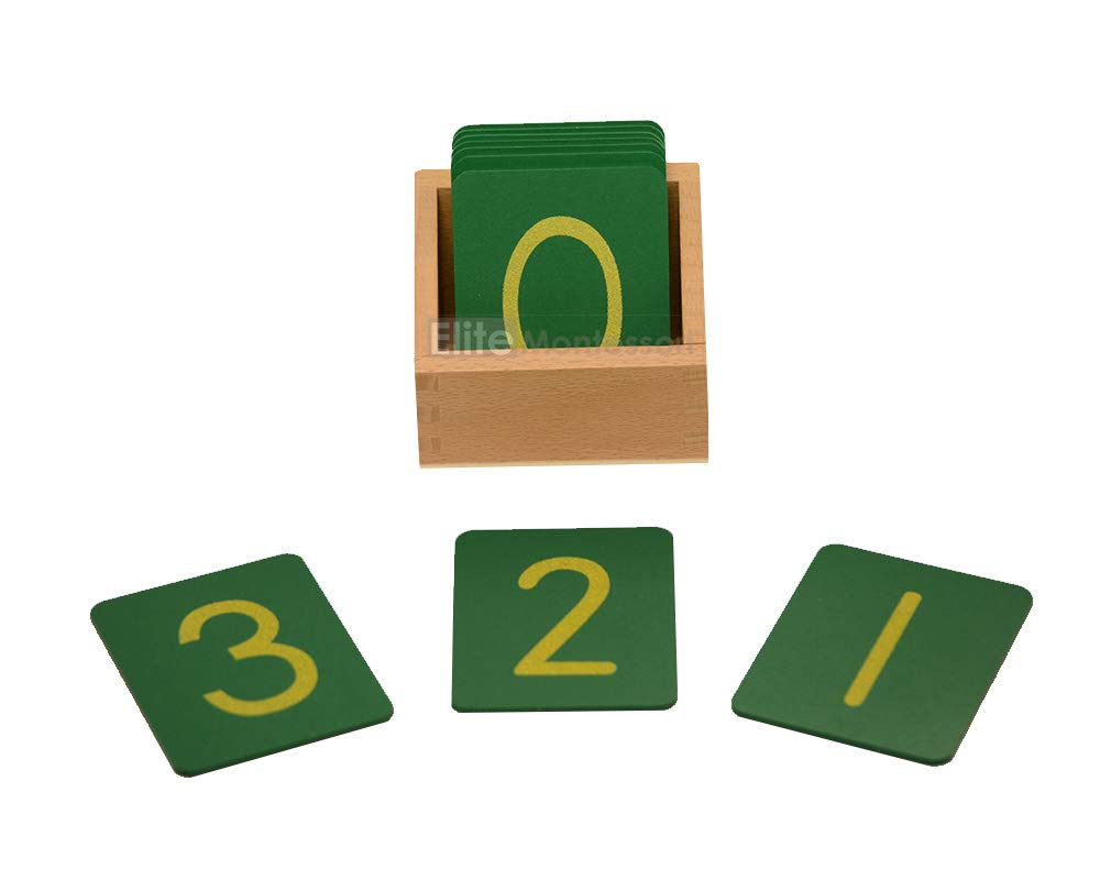 Montessori Sandpaper Numbers (Regular) Toys & Games