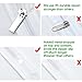 Univivi Hanging Garment Bag 48 inch Suit Bag for Storage(Set of 6) Washable Clear Lightweight Garment Bags for Long Dress Dance Costumes Suits Gowns Coats