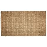 J&M Home Fashions Natural Coir Coco Fiber Indoor/Outdoor Plain Woven Doormat, 22x36, Heavy Duty Entry Way Shoes Scraper Patio Rug Dirt Debris Mud Trapper Waterproof