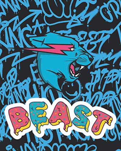 Mr Beast: Notebook (120 Pages - 8'' x 10'' )