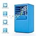 Portable Mini Air Conditioner Fan 9.5-inch Small Desktop Fan Personal Misting Fan Mini Evaporative Air Cooler Circulator Humidifier