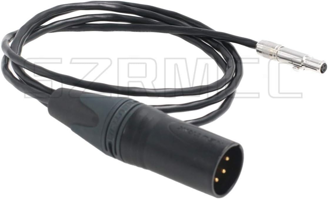 SZRMCC XLR 4 Pin Male to 3 Pin Female Power Cable for Odyssey7Q 7Q+ 7 Monitor,Apollo Monitor, Red - Image 4