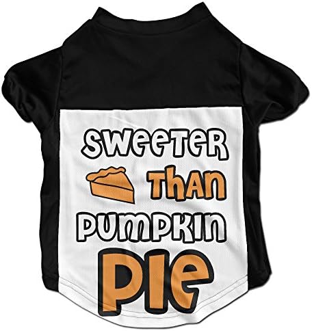 Sweeter Than Pumpkin Pie Dog Clothes T-shirt Dog Coats