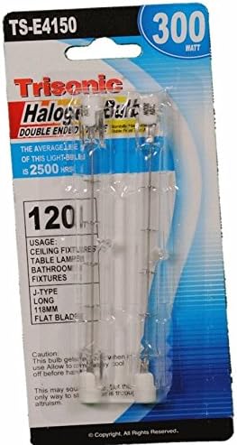 Trisonic 2 HALOGEN Light Bulbs Double Ended J Type 300 Watts