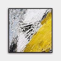 Framed Canvas Wall Art Abstract Canvas Prints Home Artwork Decoration for Living Room,Bedroom - 16x16 inches