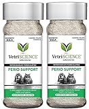 VetriScience Laboratories Perio Support, Dental Health Powder for Cats and Dogs Bundled with Health Tracker