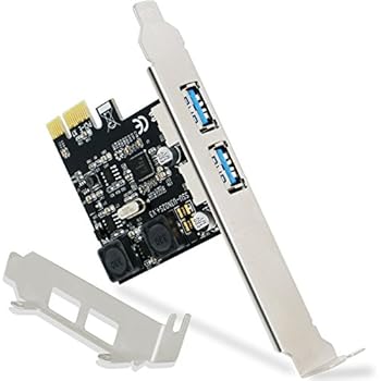 Feb Smart 2 Ports USB 3.0 Super Fast 5Gbps PCI Express (PCIe) Expansion Card for Windows XP,7,Vista,8,8.1,10Desktop Computer-Build in Self-Powered Technology-No Need Additional Power Supply(FS-U2-Pro)
