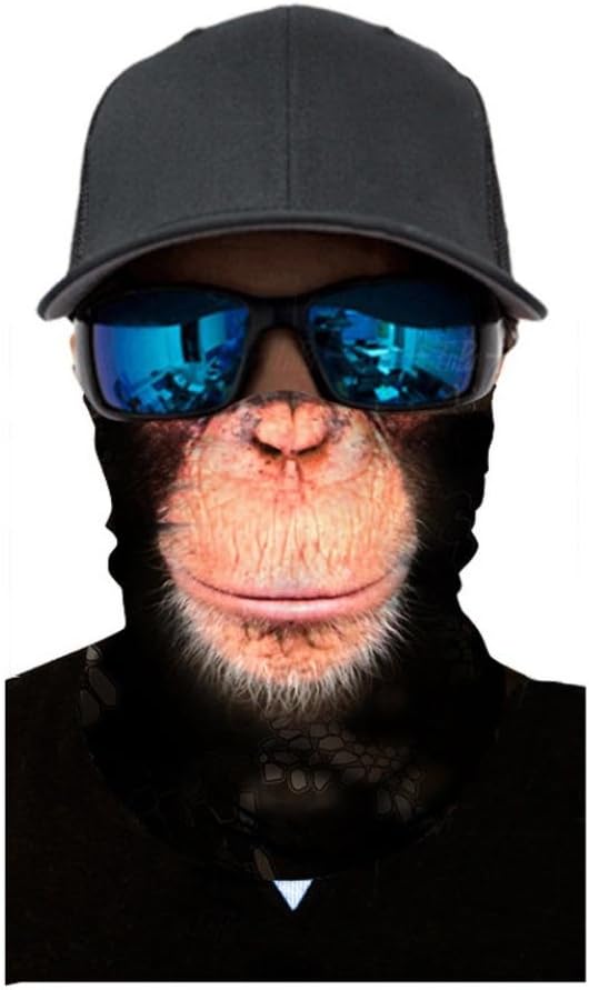 3D Animals Half Face Motorcycle Bandanas Outdoor Sports Dustproof Cycling Hunting Ski Shield Neck Gaiter Masks