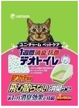Amazon デオトイレ 1週間消臭 抗菌 飛び散らない消臭サンド 2l デオトイレ 猫砂 通販