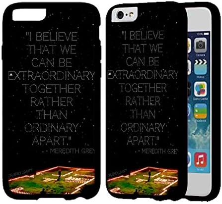 Merder House Of Candles Grey S Anatomy Case For Apple iPhone 6 Plus or iPhone 6S Plus Cover Back Hard Plastic Case - Black QU