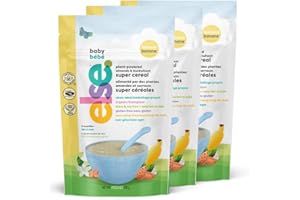 Else Baby Cereal Stage 2 - Almond & Buckwheat Cereal - Plant Based Cereal, Baby Food for 6 Months+ - Balanced, Made w/Real Wh