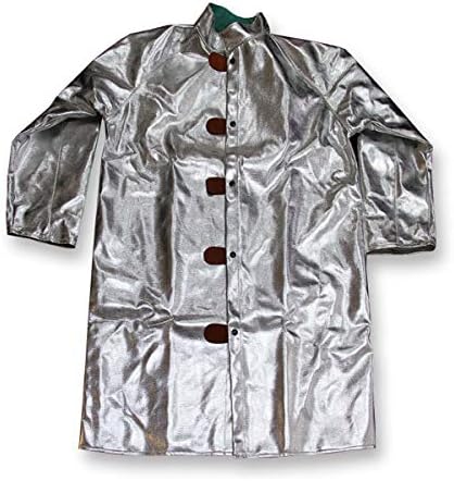 Chicago Protective Apparel X-Large Silver Aluminized Rayon Heat Resistant Coat - 6 Each/Case