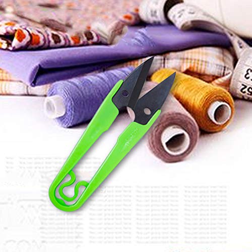 U Sewing Scissors Clippers,MIUSIE 12 PCS Mini Small Snips Trimming Nipper,Mini Sewing Scissors,Embroidery Thrum Yarn Fishing Thread Beading Cutter for Sewing