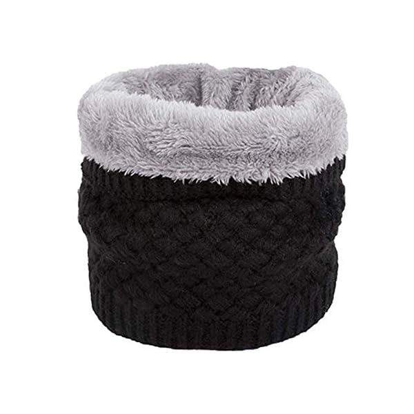 ANSLYQA Neck Gaiter Warmer Winter Fleece Gaiters for Women Men Skiing Running Winter Sports,