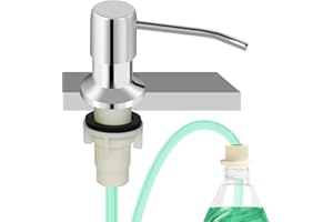 Soap Dispenser for Kitchen Sink, Built in Sink Soap Dispenser, Countertop Soap Dispenser Pump with 47" Extension Tube kit, No