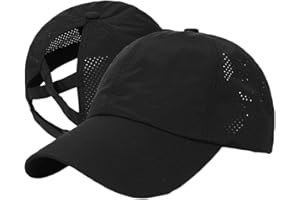 BUCAUM Cross Hat Womens Baseball Cap -Cross Ponytail Hat Baseball Cap