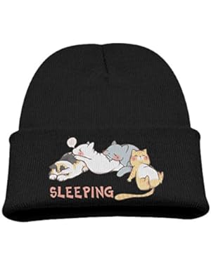 Cute Sleeping Cat Boy SOF Hat Lovely Cotton Cap Beanies