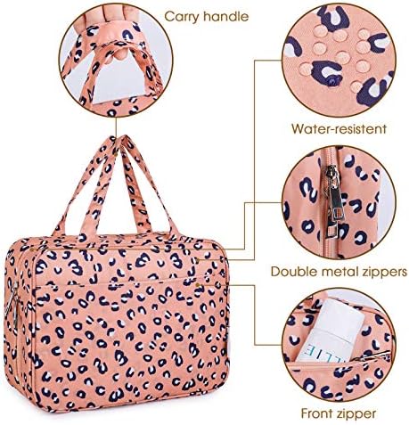 Large Hanging Toiletry Bag Travel Makeup Bag Cosmetic Organizer for Women and Girls 3 Large Hanging Toiletry Bag Travel Makeup Bag Cosmetic Organizer for Women and Girls