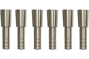 White Water Archery Precision Stainless Steel Half-Out Inserts 5/16″ – .204" ID