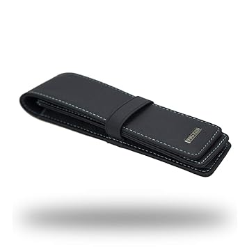 Innokin - Umhängetasche aus 100% Leder Schwarz. Leather Innokin Case Passend für die meisten Endura T18 Pen Style elektronisc