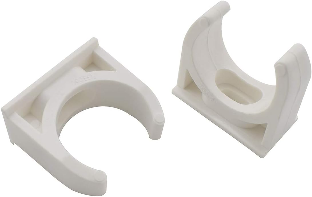 SDTC Tech 12Pack UShaped PVC Water Pipe Clamps Fit for 32mm OD, Compatible with 1" ID PVC Pipe