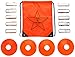 Star Active Sports Flag Football Deluxe Gear Set: Belts, Flags, Cones, Carry Bag & Bonus Flag Football Playbook (eBook)